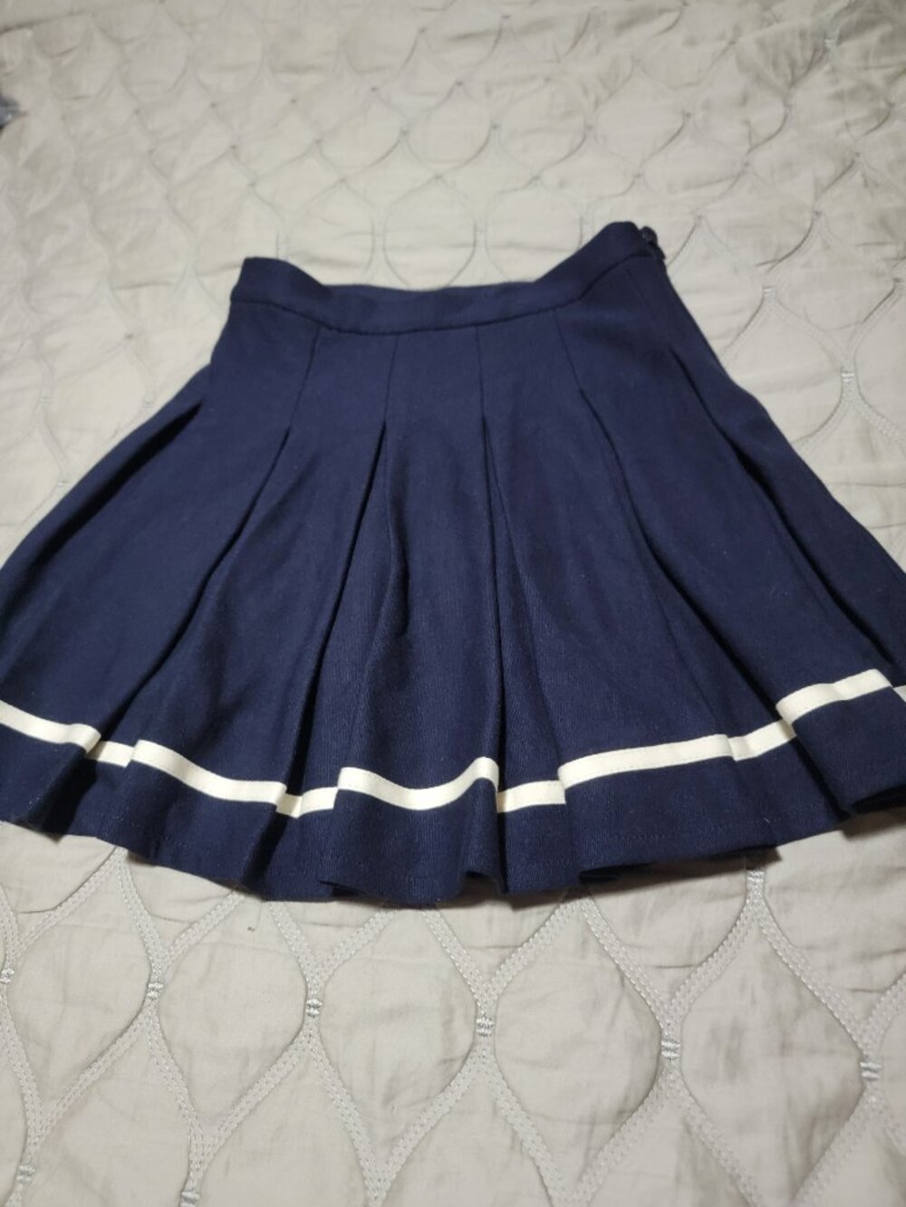 Zara Kids girls' sporty pleated mini skirt, size 8